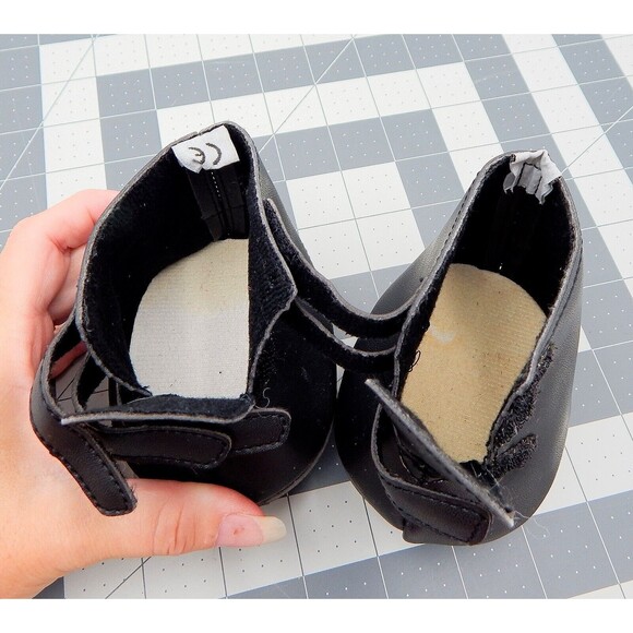 Teddy Mountain Accessories Black Roller Skates In-Line Shoes Red Wheels - Picture 7 of 11